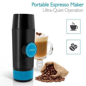 Portable 2 in 1 Capsule & Ground Mini Espresso USB Coffee Maker Hot and Cold Extraction