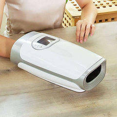 Electric Heat Air Compression Palm Hand Finger Wrist Spa Relax Pain Relief Massage Device