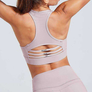 Women Fashion Bra Patchwork Strapless Tank Top w/ Sexy Mesh Fitness Short Top