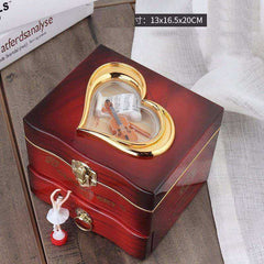 Classic Rotating Dancer Ballerina Piano Music Jewelry Box
