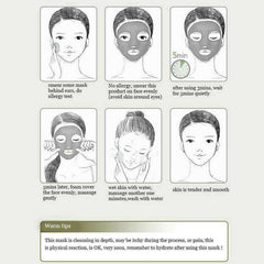 Skin Care Nutrition Repair Facial Masks Carbonated Bubble Clay Moisturizing Cream