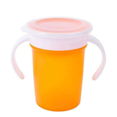 360 Degrees Can Be Rotated Baby Learning Drinking Cup with Double Handle