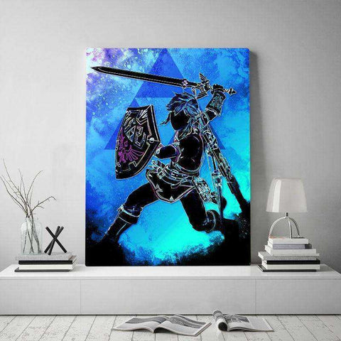 Image of Breath Of The Wild Zelda Poster Canvas Wall Art Decoration