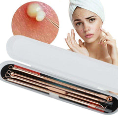 4pcs/set Blackhead Acne Pimple Extractor Vacuum