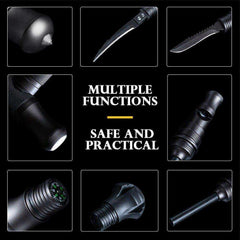 Multi-Functional  Aluminum Alloy Tactical Stick Trekking Pole
