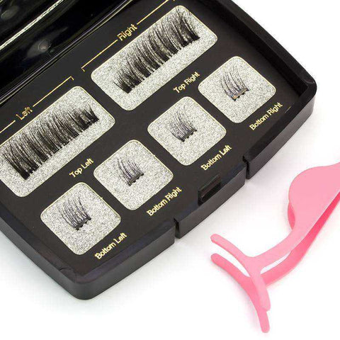 Image of 4 Pieces Comfortable Magnetic Natural False Eyelashes