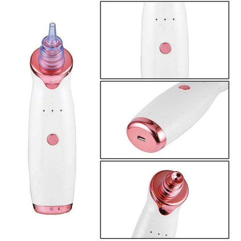 Image of USB Rechargeable Vacuum Blackhead Acne Pimple Remover