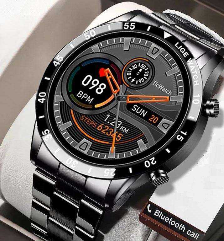New Men IP68 Waterproof Sports Fitness Smart Watch for iOS Android