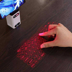 Bluetooth Virtual Laser Keyboard for Computer Phone Pad Laptop with Mouse Function