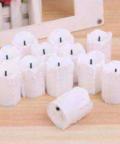 12Pcs Flameless Battery Candles Cool Tealight