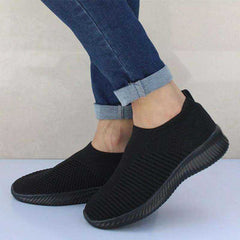 Flat Casual Tennis Knitted Shoes