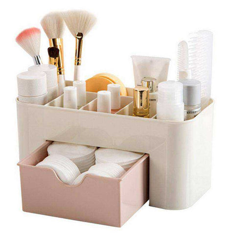 Image of Plastic Makeup Organizer Cosmetic Storage Box