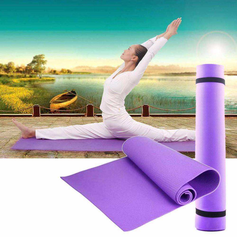 Non Slip Padded Fitness Durable Workout Yoga Mat