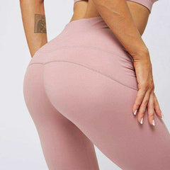 Aesthetic High Waist Yoga Pants Athletic Leggings For Women
