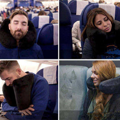 New H Shape Inflatable Travel Pillow Folding Lightweight Neck Pillow