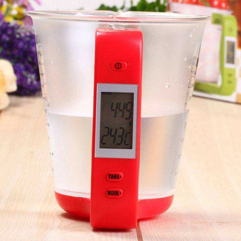 Image of Aesthetic Multifunctional Digital Temperature Liquid Measuring Scale Cups