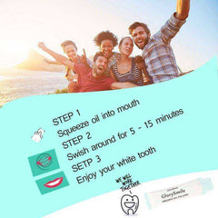 Teeth Whitening Coconut Oil Mouthwash Peppermint Flavouring Oral Hygiene