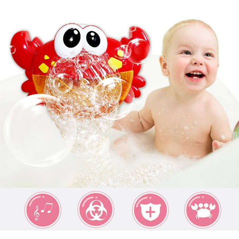 Image of Kids Swimming Baby Bathtub Music Soap Bubble Maker