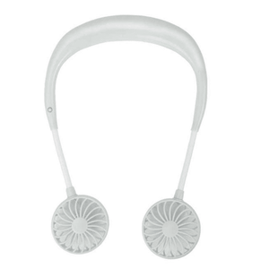 Unique Portable Neckband Headphone Cooling Fan