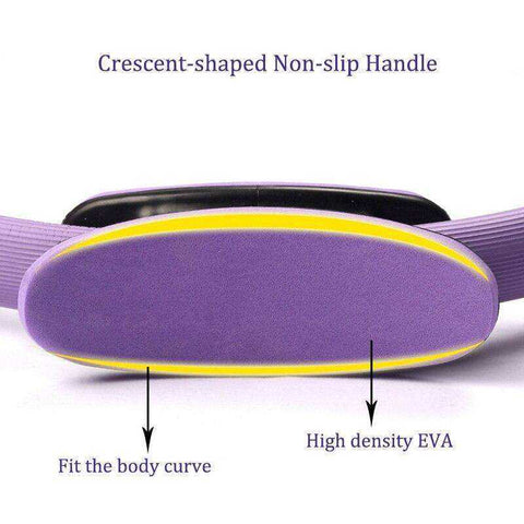 Image of Aesthetic Professional Pilates Ring Double Handle Yoga Hoop