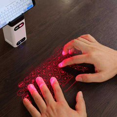 Bluetooth Virtual Laser Keyboard for Computer Phone Pad Laptop with Mouse Function