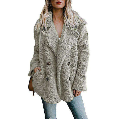 Image of Women's Fluffy Fur Winter Coat