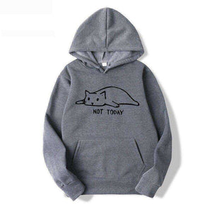 Not Today Lazy Cat Sweater Hoodies
