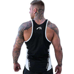 Men Bodybuilding Tank Tops Workout Cotton Sleeveless Shirt Stringer Singlet Vest