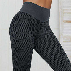 High Waist Elastic Push Up Ankle Length Seamless Women Leggings