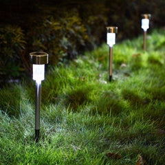 10PCS LED Solar Garden Pathway Light