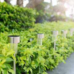 10PCS LED Solar Garden Pathway Light
