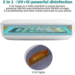 10W Fast Wireless Charger with Phone Sanitizer