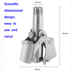 New Stainless Steel Manual For Shaving Nose Ear Hair Trimmer