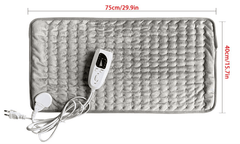 6 Level 120W Electric Heating Pad Timer For Shoulder Neck Back Spine Leg Pain Relief
