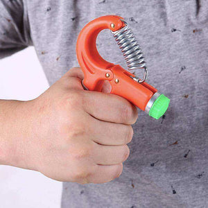 Men Heavy Adjustable R-Shape Hand Grip Finger Exerciser
