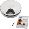 Cat Dog Electric Dry Food 6 Meals 6 Grids Round Timing Automatic Pet Feeder