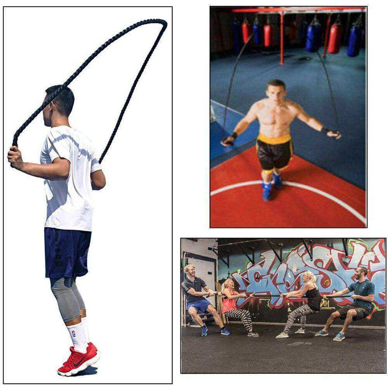 25mm Heavy Crossfit Weighted Battle Skipping Jump Ropes