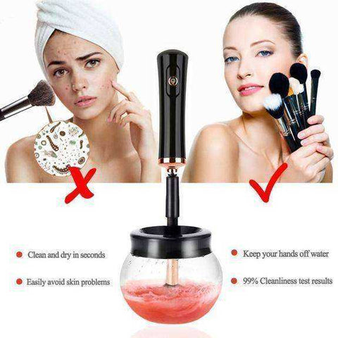 Image of Electric Silicone Makeup Brush Cleaner Dryer
