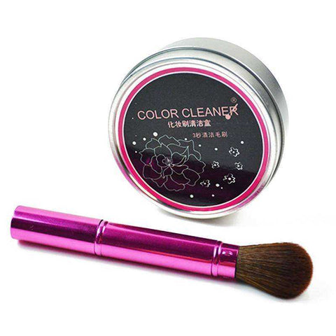 Image of Makeup Brush Cleaner Sponge Color Remover
