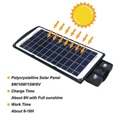 140W Solar Street Light Outdoor With Pole and Remote Control for Garden Walkway - AWAKENING AESTHETICS