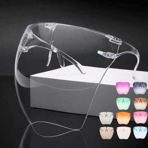 Colorful Transparent Protective Antidust Mask Full Face Shield