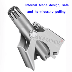 New Stainless Steel Manual For Shaving Nose Ear Hair Trimmer