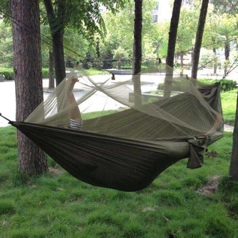 Portable Outdoor Camping Hammock with Mosquito Net