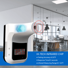 High Quality Wall Mounted Touchless No Contact K3 Infrared Thermometer For Employees & Businesses