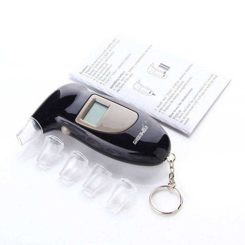 Image of Digital Alcohol Breath Tester Handheld Breathalyzer Analyzer Detector
