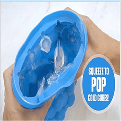 Portable Space Saving Ice Cube Maker Tray Cylinder