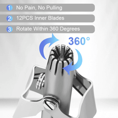 New Stainless Steel Manual For Shaving Nose Ear Hair Trimmer