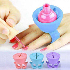 Flexible Durable Silicone Nail Polish Bottle Holder