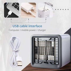 High Quality Portable Mini Air Conditioner Cooler with 7 Color LED