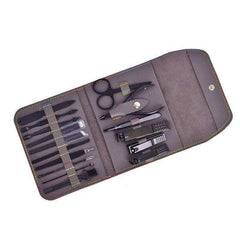 New 16 in 1 Unisex Manicure Pedicure Kit Stainless Steel With Travel Case